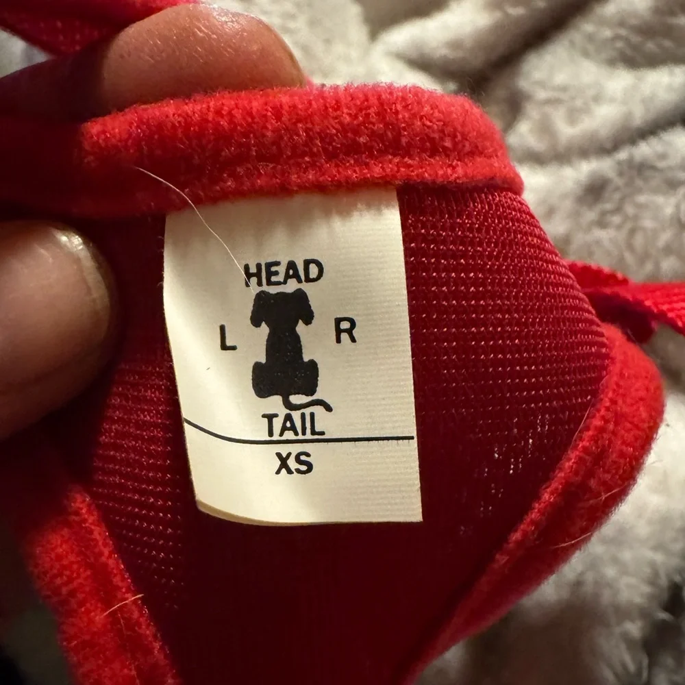 Red Mesh Dog Harness